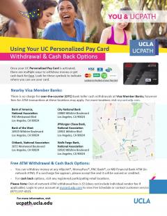 Pay Card Withdrawal and Cash Back Options